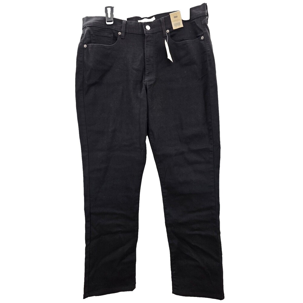 Levi's Jeans  16 Classic Straight Black Mid Rise Easy Through Hip & Thigh NEW